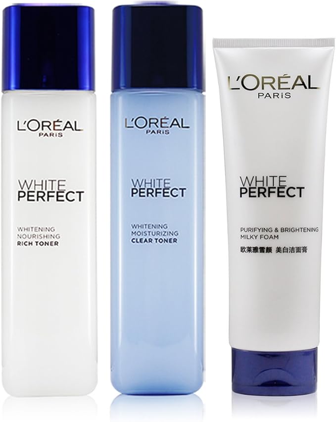 lorealparis巴黎欧莱雅雪颜美白洁面膏柔肤水柔肤液补水保湿滋润正品